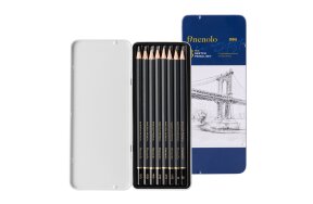 SKETCH PENCIL SET ΜΟΛΥΒΙΑ ΣΧΕΔΙΟΥ ΜΑΥΡΑ ΣΕΤ/8τεμ  DELI FINENOLO C26